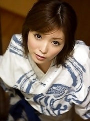 Sweet and beautiful Japanese av idol Rina Kato wants to have sex in a rainy day