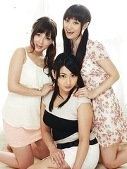 Kaede Oshiro, Haruka Megumi and Mizuki, the three hot sisters